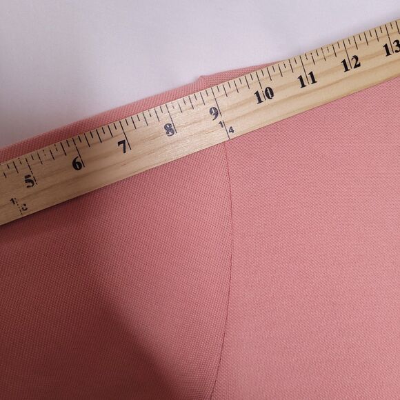 Lacoste Polo Shirt Mens 6 XL Light Red Gator Classic Fit - Picture 9 of 12